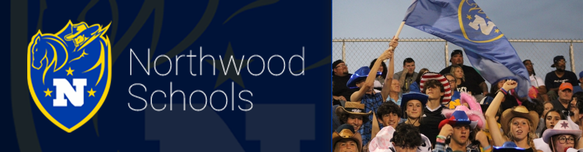Northwood Schools logo with picture of kids in the stands